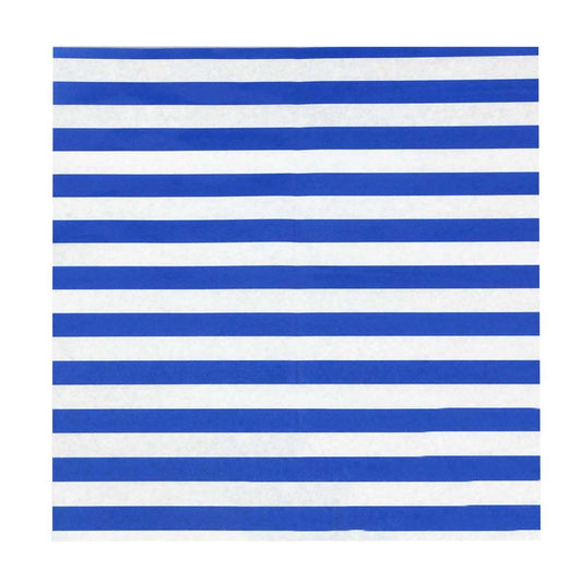 200 Pcs Baking Papers Grease-Proof Wax Papers Hamburger Papers [Blue Stripes]